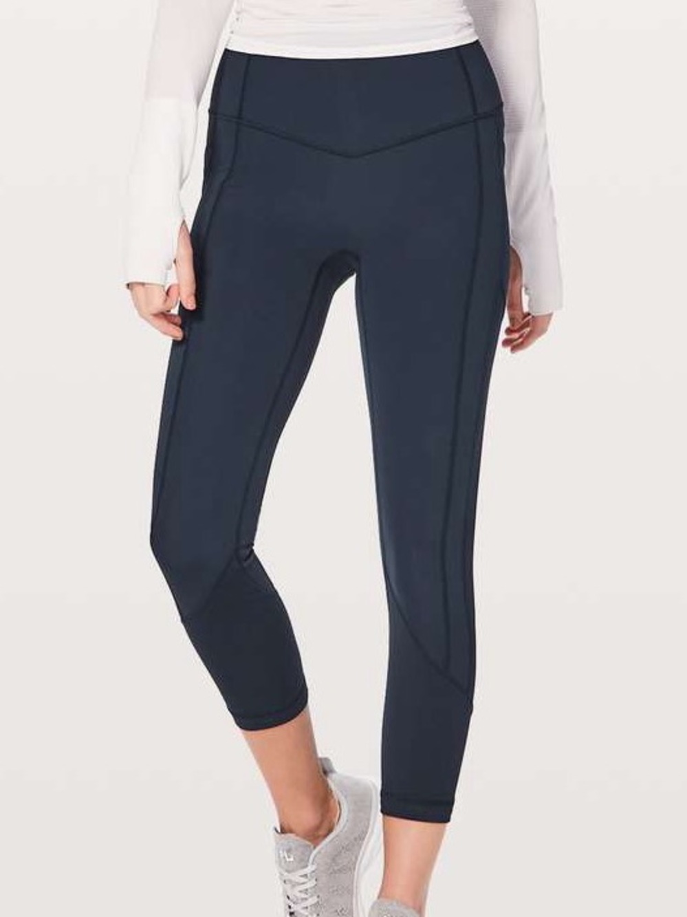 Lululemon All The Right Places Crop II Leggings True Navy 23" Size 6